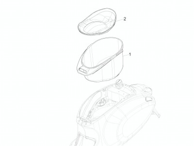 Θήκη κράνους - Βάση σέλας